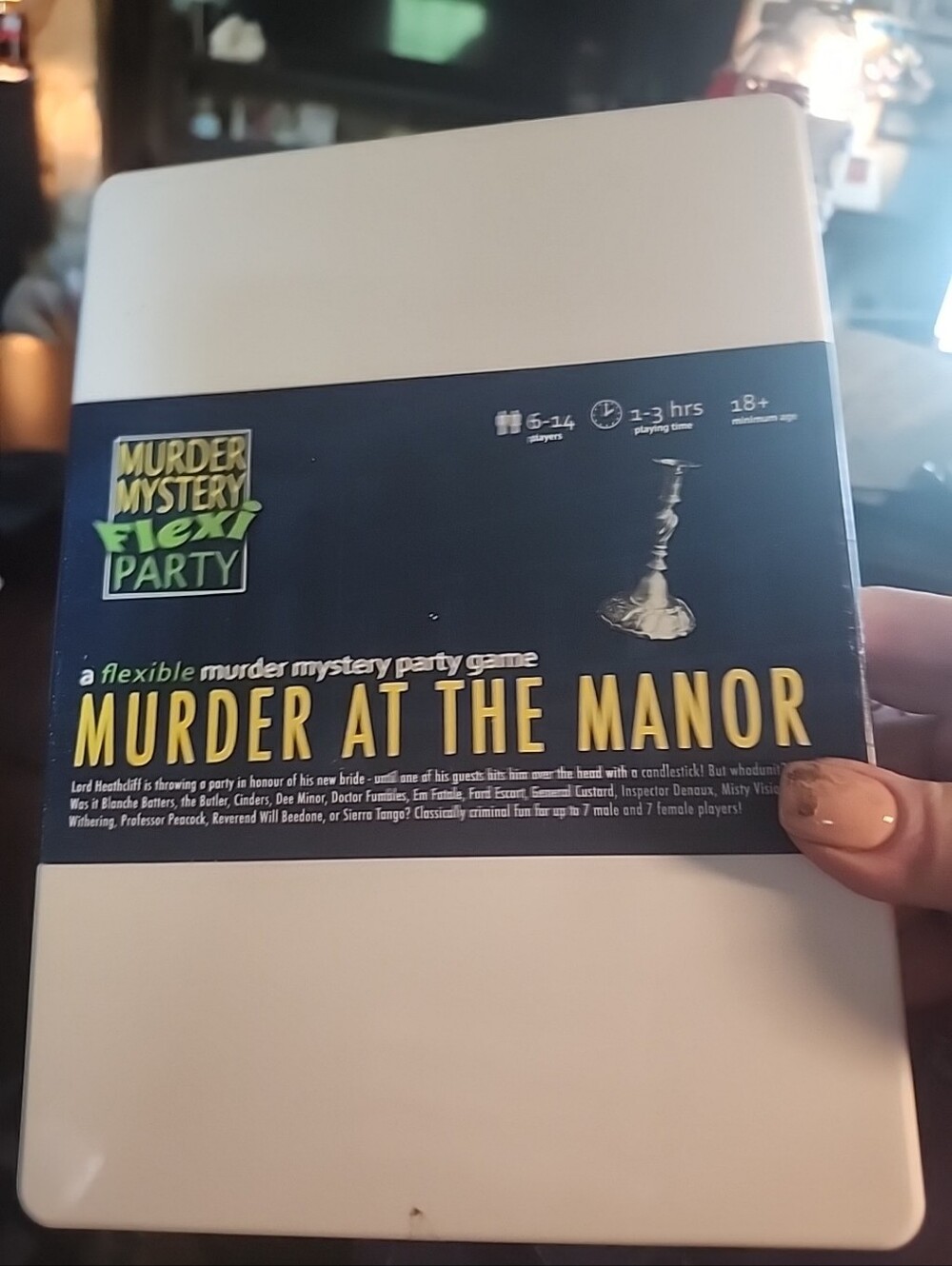 Murder at the Manor Party Mystery Game